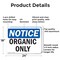 Signmission Organic Only, 24 in W x Rectangle, Aluminum OS-2PACK-NS-A-1824-L-17036 - alternate 4